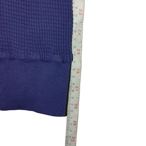 Forever 21 Blue Knitted Long Sleeve Crop Top With Butterflies Patch Size L - Picture 4 of 9